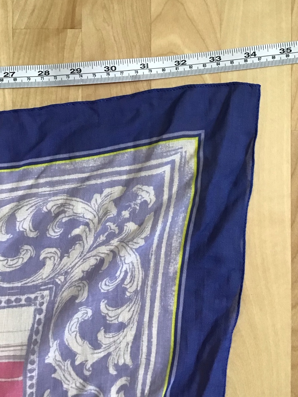 Talbots Lavender Square Scarf  💜 - Picture 4 of 5